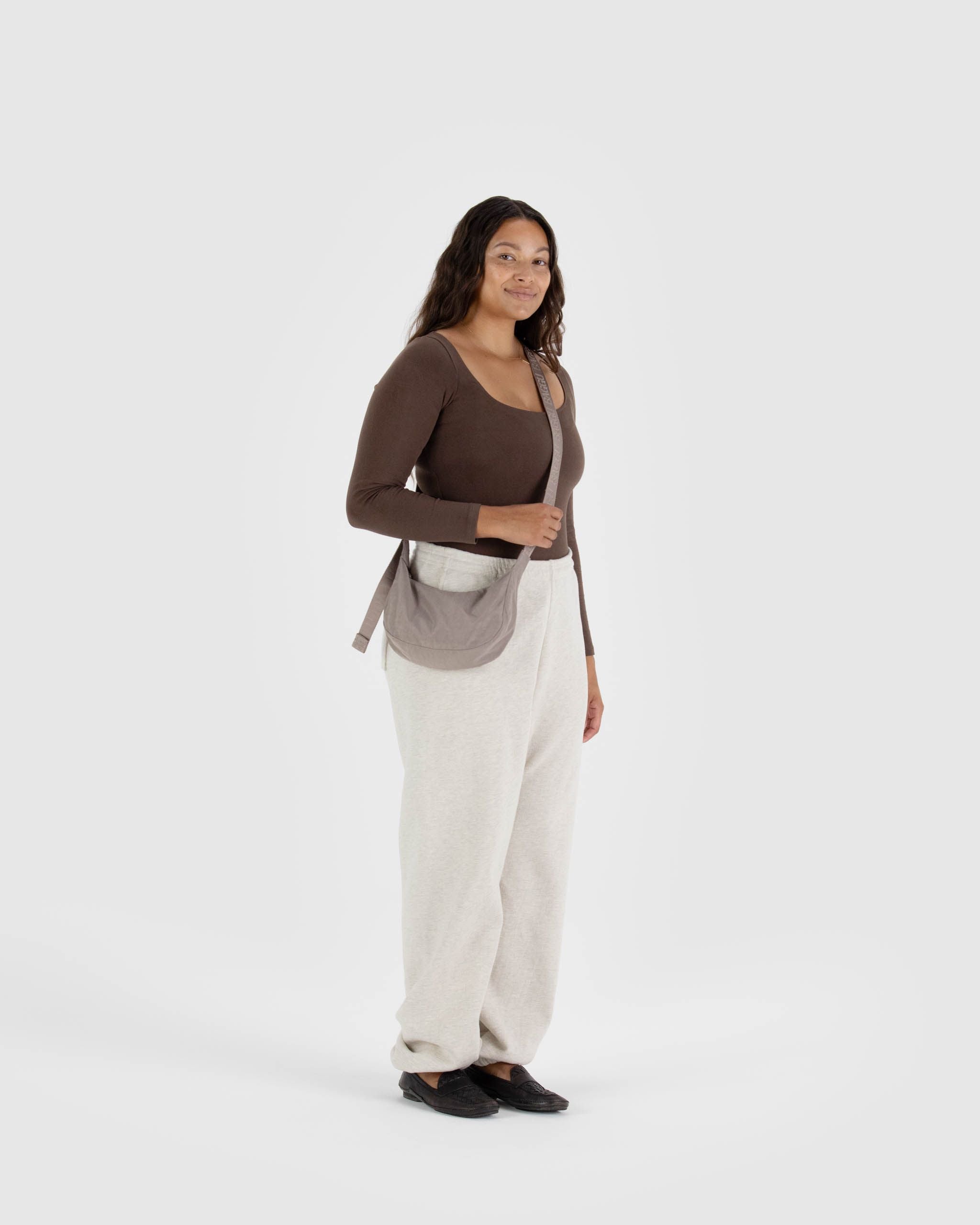 Small Nylon Crescent Bag image 1