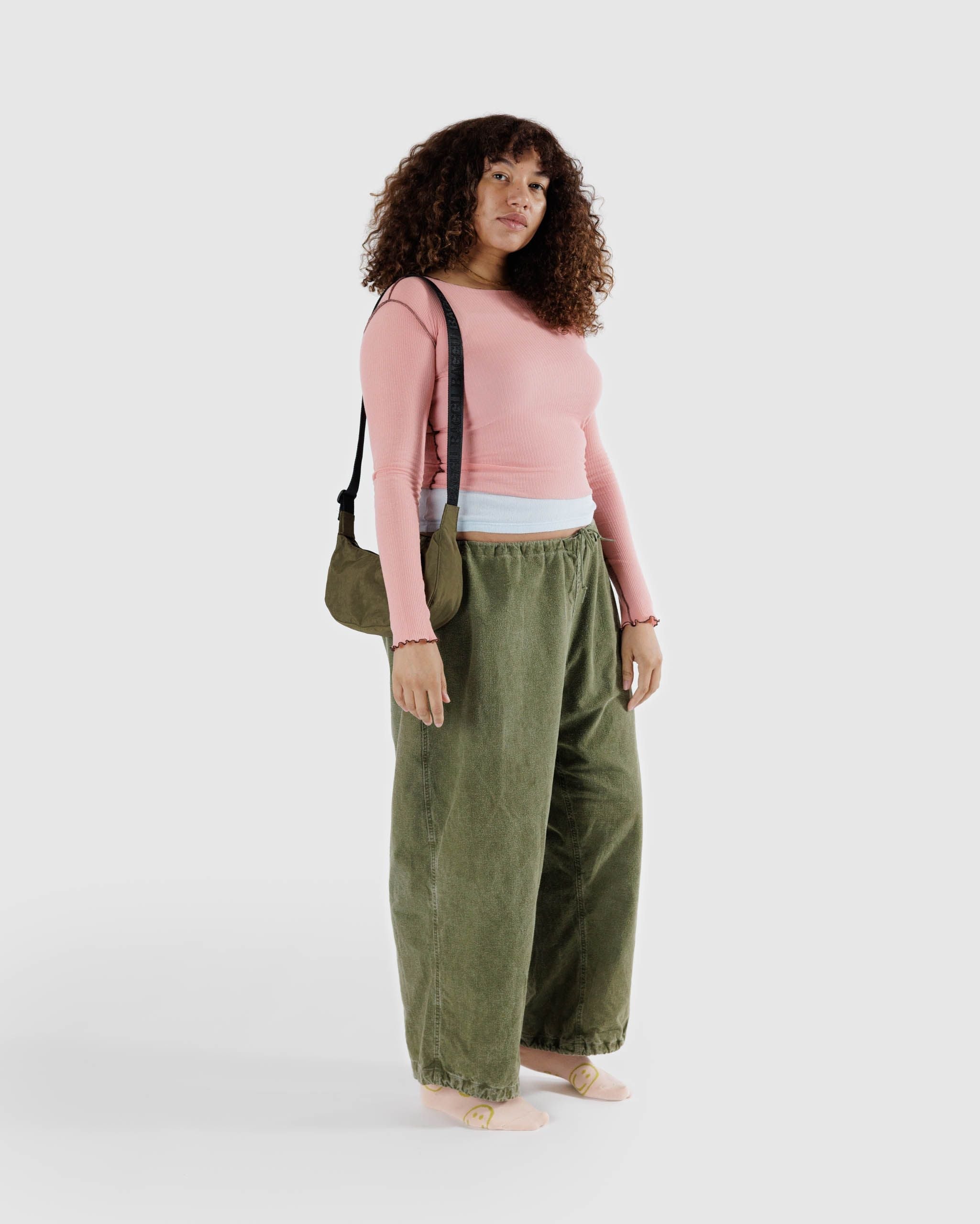 Small Nylon Crescent Bag image 1