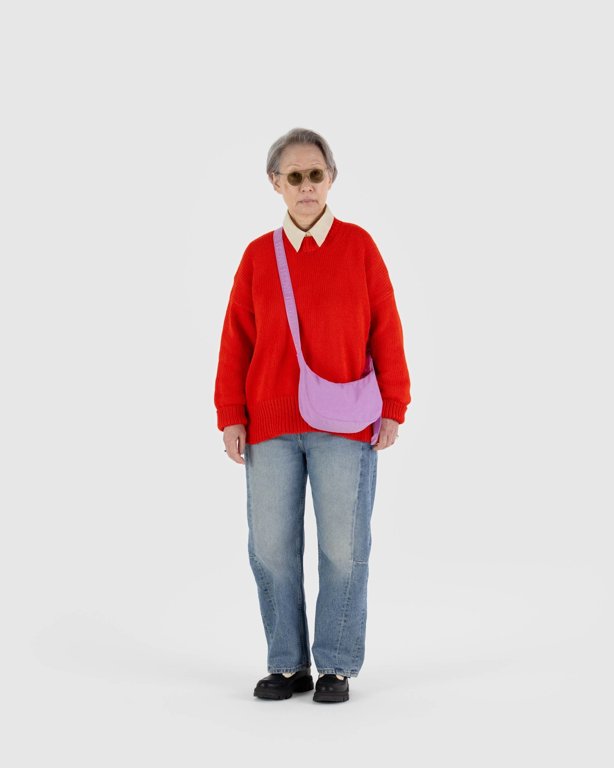 Small Nylon Crescent Bag image 1