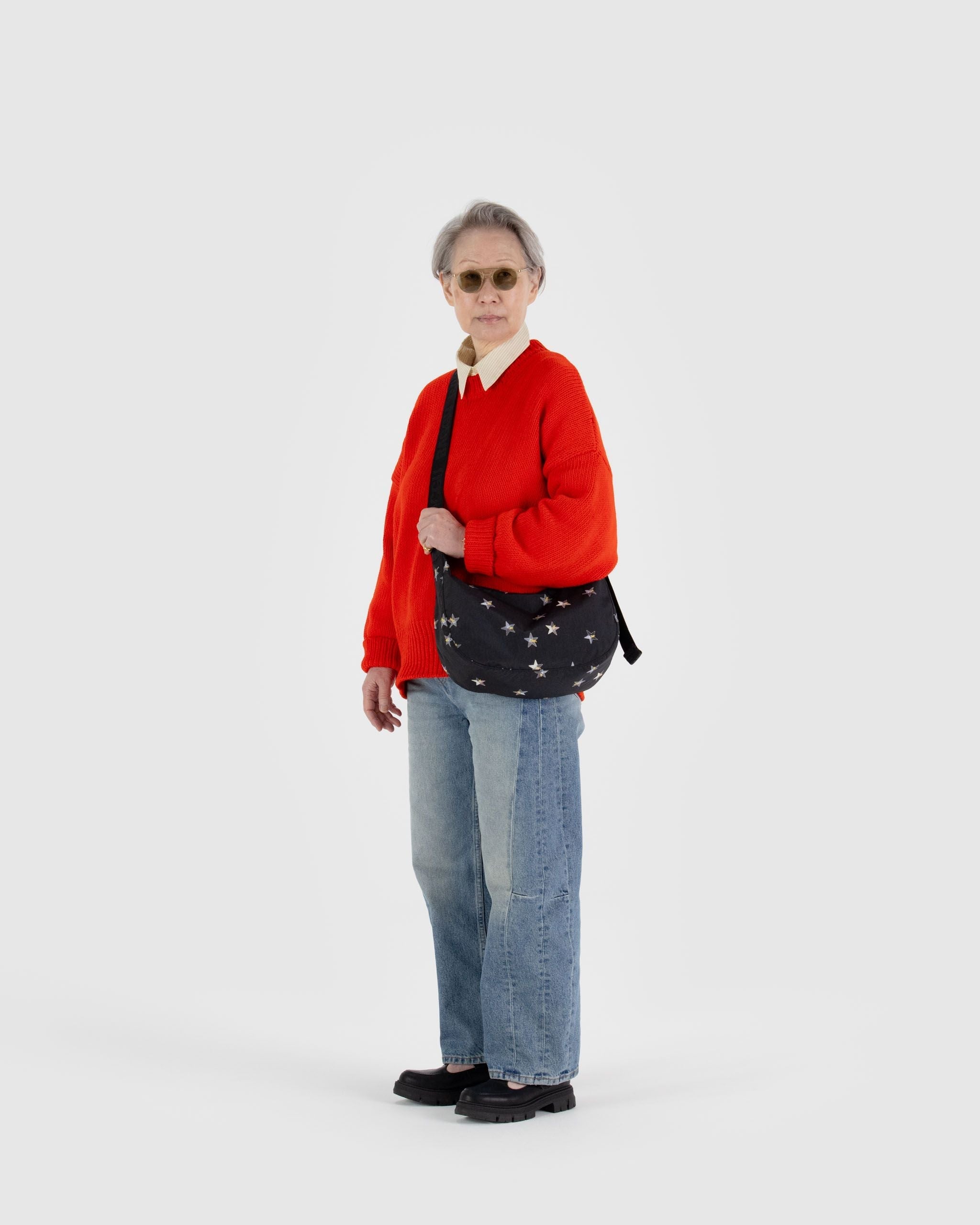 Medium Nylon Crescent Bag image 1