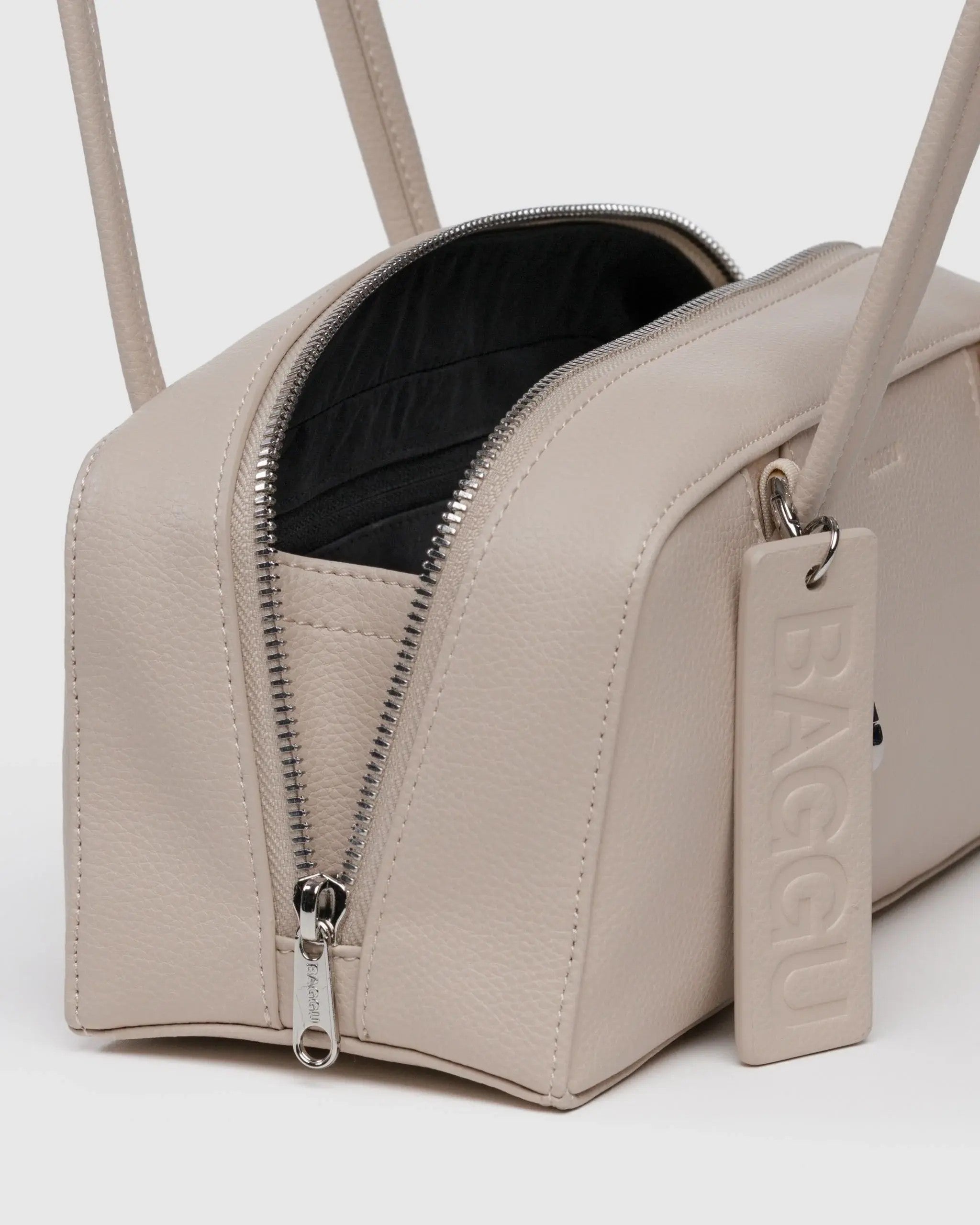 Small Recycled Leather Bowler Bag image 4